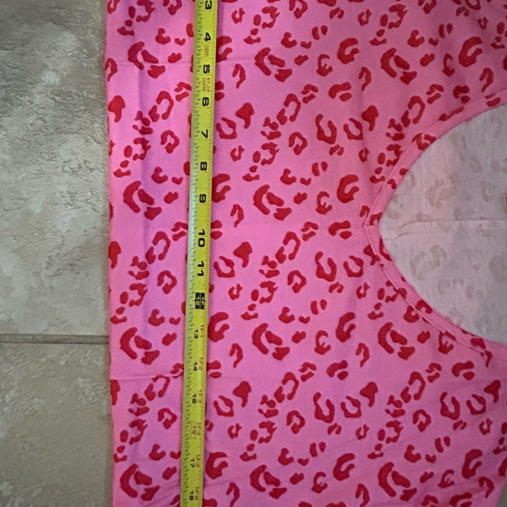 Pink Leopard Print Top - Picture 5 of 6